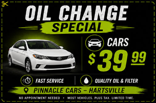 Oil Change Special