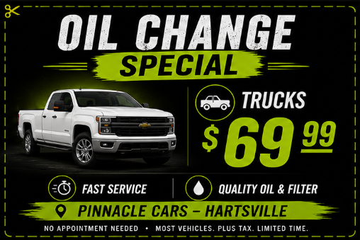 Truck Oil Change Special