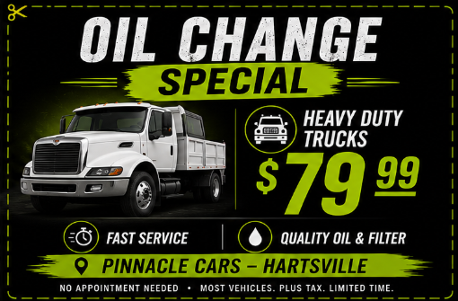Heavy Duty Oil Change Special